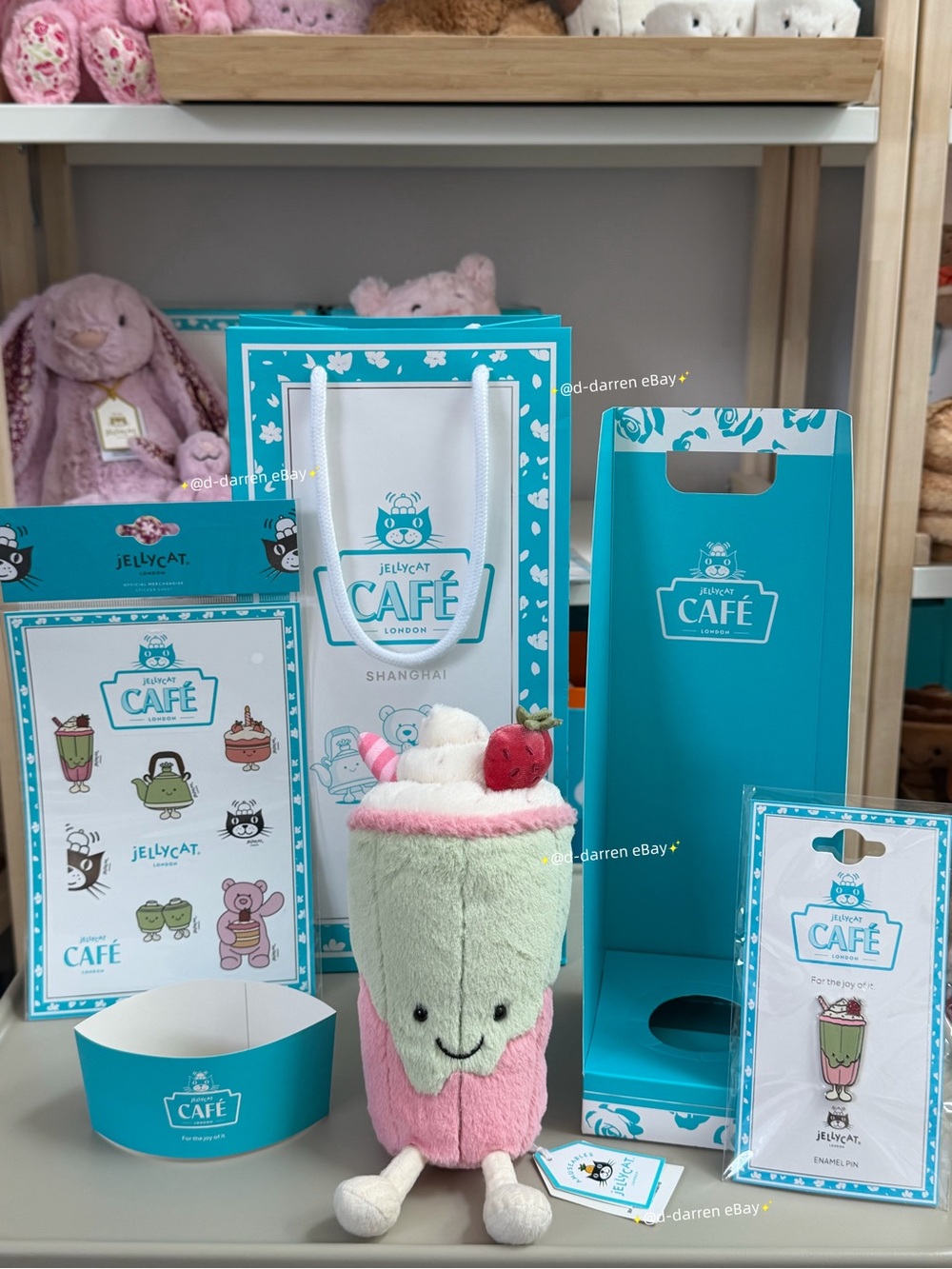 Jellycat Shanghai Exclusive Fun Bretty Latte. Brand new with tag